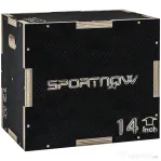 SPORTNOW Cutie Plyo 3în1 Lemn Antiderapant | Aosom Romania