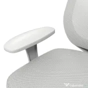 Vinsetto Scaun de Birou Rabatabil cu Inaltime Reglabila, Scaun Ergonomic si Tesatura Respirabila cu 5 Roti 55x48x82.5-94.5 cm, Gri