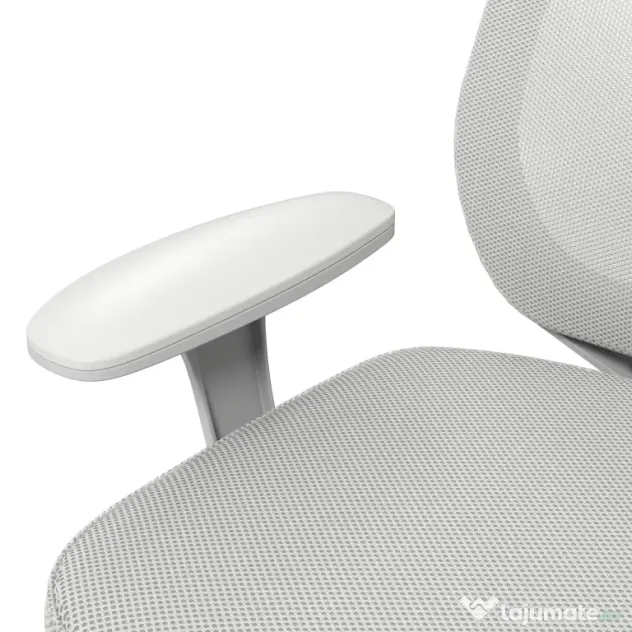 Vinsetto Scaun de Birou Rabatabil cu Inaltime Reglabila, Scaun Ergonomic si Tesatura Respirabila cu 5 Roti 55x48x82.5-94.5 cm, Gri