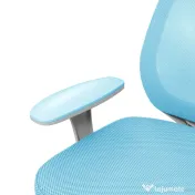 Vinsetto Scaun Birou Ergonomic cu Înălțime Reglabilă, Scaun Rotativ și Respirabil cu Înclinare, 55x48x82.5-94.5 cm, Albastru | Aosom Romania