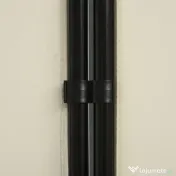 HOMCOM Paravan interior cu 3 panouri, separeu pliabil pentru spatii din metal si poliester, 253x50x182cm, bej 