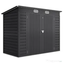 Outsunny Sopron de Gradina de 8 x 4FT Galvanizat Sopron din Metal
