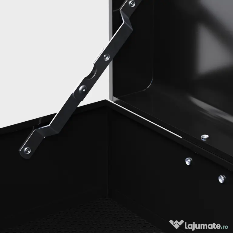 HOMCOM Ladă pentru Unelte cu 6 Sertare și Încuietoare, 60x26x34 cm, Negru | Aosom Romania