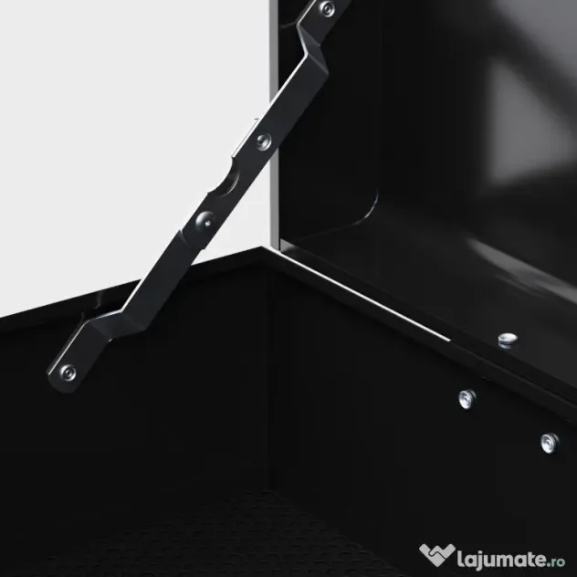 HOMCOM Ladă pentru Unelte cu 6 Sertare și Încuietoare, 60x26x34 cm, Negru | Aosom Romania