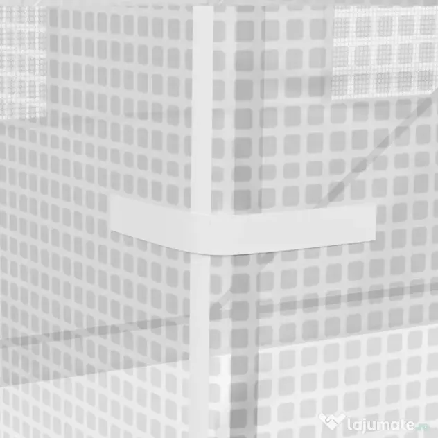 Outsunny Seră de Grădină Tip Tunel cu Cadru din Oțel și 4 Ferestre în PE 2.5x2x2m, Alb | Aosom Romania
