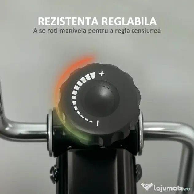 SPORTNOW Bicicletă de Reabilitare Pliabilă cu Ecran LCD și Ghidon Reglabil | Aosom Romania