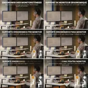 HOMCOM Birou de Colț pentru Computer în Formă de L cu Bibliotecă, 137x140x139,5 cm, Negru | Aosom Romania 