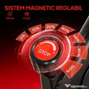 SPORTNOW Bicicletă Fitness pentru Acasă, Bicicletă de Interior cu Rezistență Magnetică Silențioasă, Șa și Ghidon Reglabile | Aosom Romania