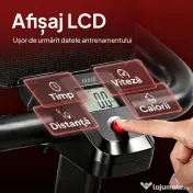 SPORTNOW Bicicletă Fitness pentru Acasă, Bicicletă de Interior cu Rezistență Magnetică Silențioasă, Șa și Ghidon Reglabile | Aosom Romania