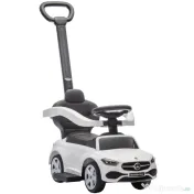 AIYAPLAY Mașină de Călărit pentru Copii 1-3 Ani Convertibilă în Cărucior cu Licență Mercedes, 91x40x83 cm, Alb | Aosom Romania 