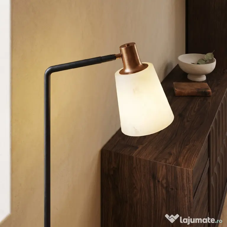 HOMCOM Lampă de podea LED cu cap rotativ la 350°, Reglare a temperaturii culorii 3000K/4000K/6500K, Negru | Aosom Romania