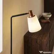 HOMCOM Lampă de podea LED cu cap rotativ la 350°, Reglare a temperaturii culorii 3000K/4000K/6500K, Negru | Aosom Romania 