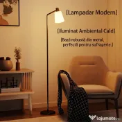 HOMCOM Lampă de podea LED cu cap rotativ la 350°, Reglare a temperaturii culorii 3000K/4000K/6500K, Negru | Aosom Romania 