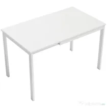 HOMCOM Masă de Sufragerie Extensibilă 80-120 cm pentru 4-6 Persoane, Masă Economisitoare de Spațiu cu Extensie Glisantă, Natural | Aosom Romania