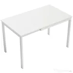 HOMCOM Masă de Sufragerie Extensibilă 80-120 cm pentru 4-6 Persoane, Masă Economisitoare de Spațiu cu Extensie Glisantă, Natural