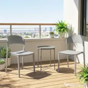Outsunny scaune de grădină stivuibile, scaune de terasă, scaune pentru prânz | Aosom Romania 
