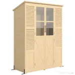 Outsunny magazie debara spațiu depozitare unelte dulap exterior