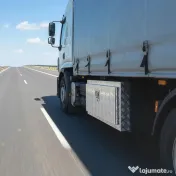 HOMCOM Cutie de Unelte din Aluminiu cu Încuietoare și 2 Chei, Cutie de Depozitare 96L, Rezistentă și Impermeabilă, pentru Pick-Up, Camper, Remorci, 76,2x35,5x40,6cm, Argintiu | Aosom Romania