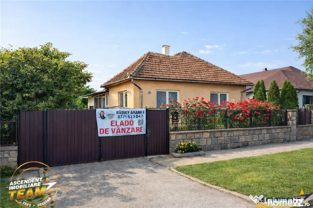 FILM3D! Casa ospitaliera,curte si gradina asortata,arie lini - Sfantu Gheorghe (Covasna)