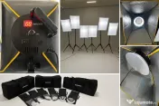Canon 750D+obiectiv+trepied Manfrotto+6 lumini studio+blitz Metz+suport fundal 