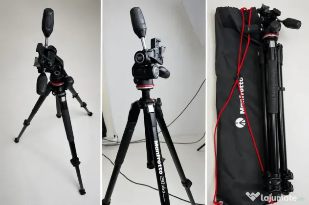 Canon 750D+obiectiv+trepied Manfrotto+6 lumini studio+blitz Metz+suport fundal