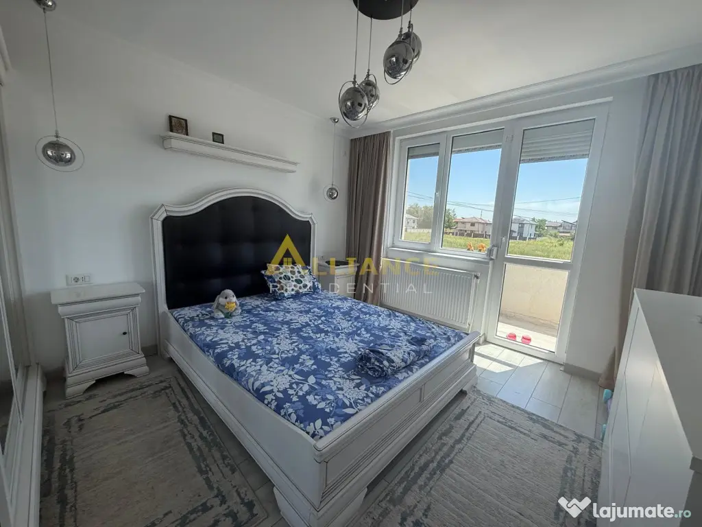 Duplex mobilat si utilat-3 camere-300 m de STV