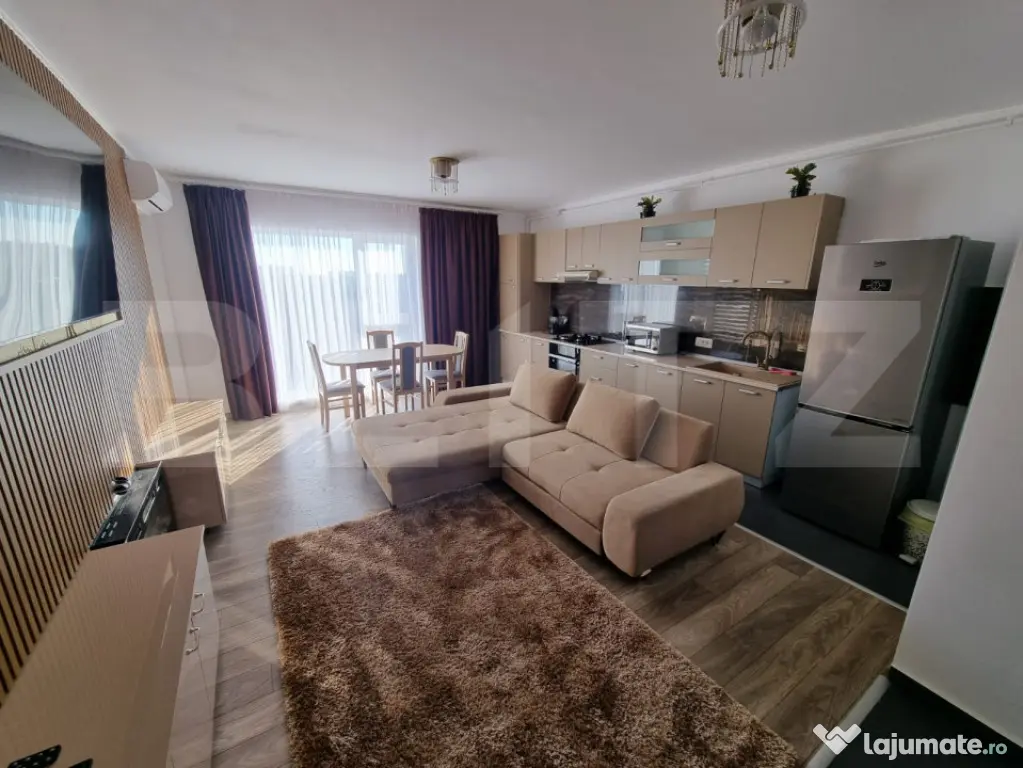 Apartament de 2 camere, in bloc 2024, etaj 2, zona Garii