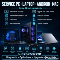 Service PC, Laptop, Windows, Android | Reparații, SSD, RAM, Recuperare Date 