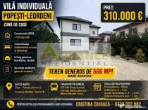 Vila Individuala 566 mp Popesti Mobilata si Utilata