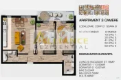 2 minute Metrou Berceni Ap 3 camere 80 mp