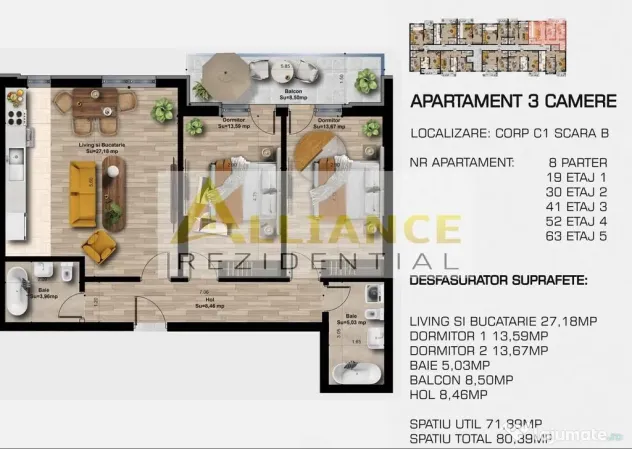 COMISION 0 | 2 camere decomandat | Metrou Berceni | Direc...