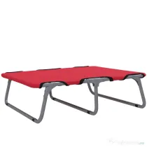 PawHut Pat Pliabil pentru Câini Mici, pentru Interior și Exterior, Metal și Țesătură Oxford, 71x58x20 cm, Roșu
