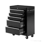 HOMCOM carucior scule pentru atelier, 61.5x33x85cm negru
