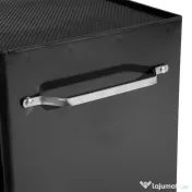 HOMCOM carucior scule pentru atelier, 61.5x33x85cm negru 