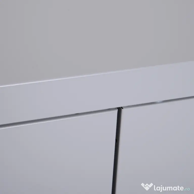 Vinsetto Dulapior Documente – Otel Gri 80×40×92,5 cm cu inchidere