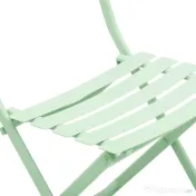 Outsunny Set Masa si Scaune de Gradina Pliabile din Metal Verde 