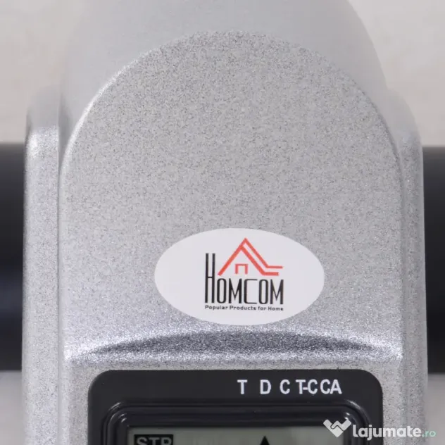 HOMCOM Bicicletă de Exerciții Compactă cu Rezistență Reglabilă și Ecran LCD pentru Antrenament la Domiciliu