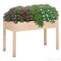 Outsunny Gradina Urbana Peluza Acoperis Masa pentru Plante cu Husa de Tesatura