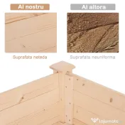 Outsunny Gradina Urbana Peluza Acoperis Masa pentru Plante cu Husa de Tesatura