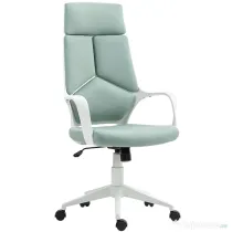 HOMCOM Scaun pentru Birou sau Gaming în Material Textil cu Spătar Înalt Verde