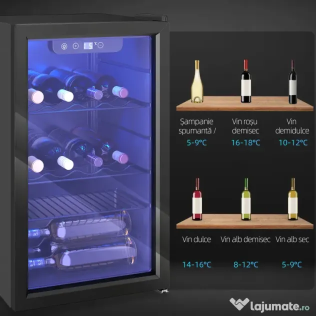 HOMCOM vitrină frigorifică încorporabilă