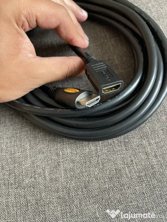 Prelungitor HDMI Delock 5 m, 4K, High Speed cu Ethernet – Nou, nefolosit