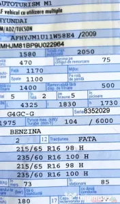 Hyundai Tucson 2.0 benzina 140cp 2009 SUV 