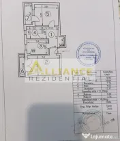 Apartament 2 camere | 58,09 mp | Etaj 1/3 | Loc de parcare | 