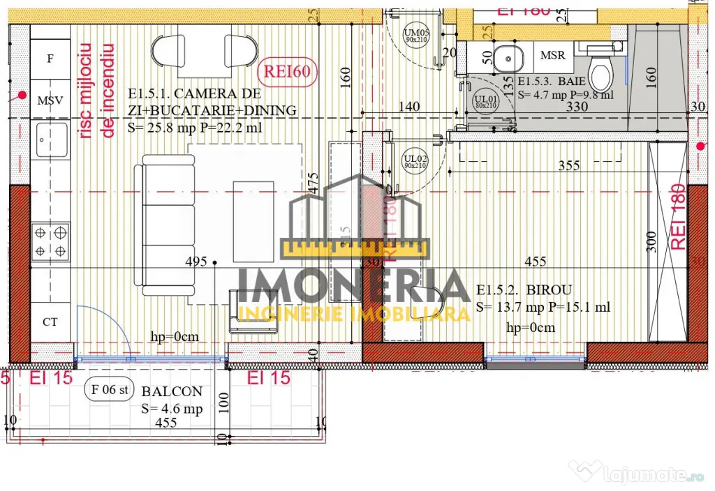 Empire Mărcușului – 0% Comision – 2 camere, imobil pre