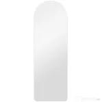 HOMCOM Oglindă de Perete Arcuită cu Iluminare LED Reglabilă și Control Touch, din Sticlă Temperată, 40x3x120 cm