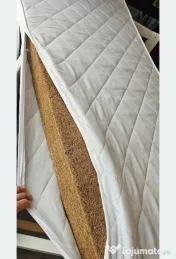 Pat lemn masiv fag IKEA bebelusi+include saltea din cocos integrala 12cm 