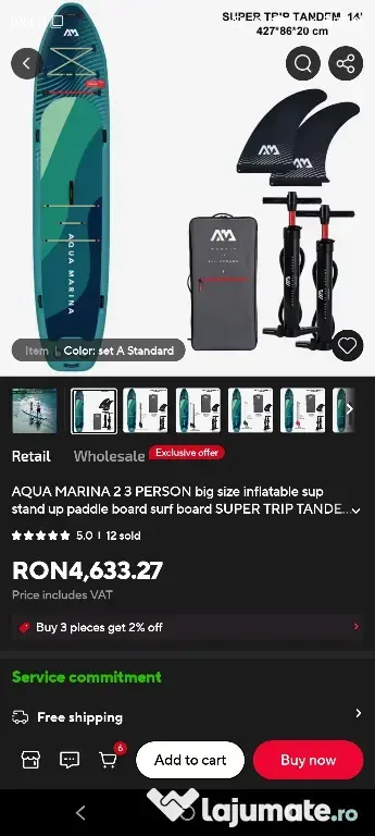 Placa Aqua Marina XXL