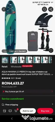 Placa Aqua Marina XXL 