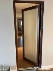 De vânzare – 7 uși de interior PVC cu geam sablat
